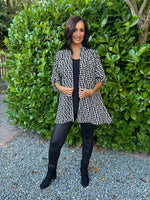 Antique Cream Greek Key Layered Isla Jacket